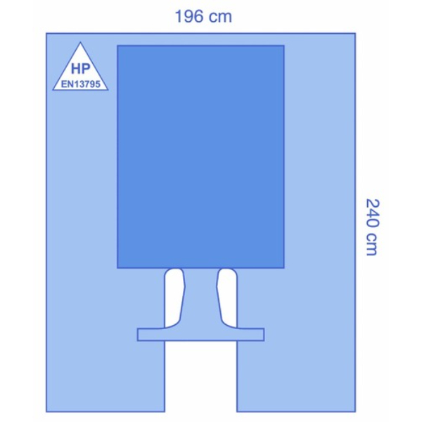 OPS™ Ultimate Verstevigd Lies Afdeklaken 46 x94 cm / 196 x 240 cm