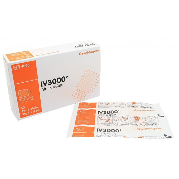Opsite IV 3000 transparant filmverband 10 x 12 cm