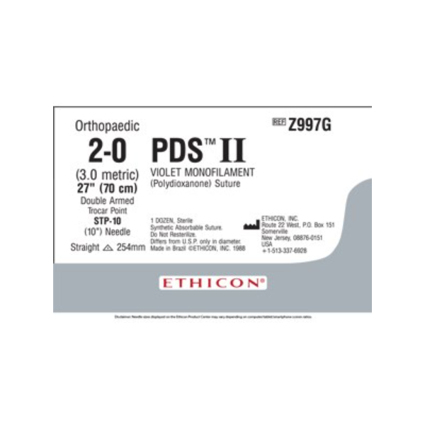 PDS 2-0 70cm violet 2xSTP-10