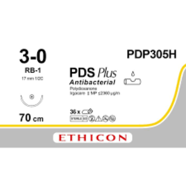 Pds hechtdraad 3-0 rb-1 70 cm