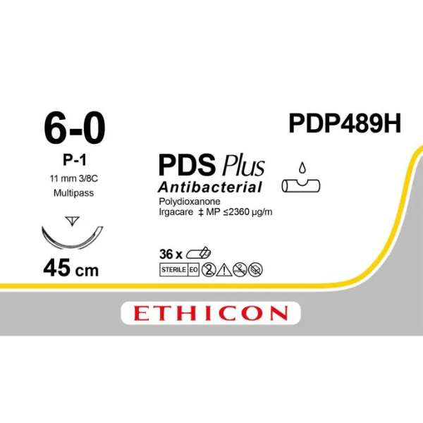PDS II hechtdraad Plus 6-0 45cm P-1