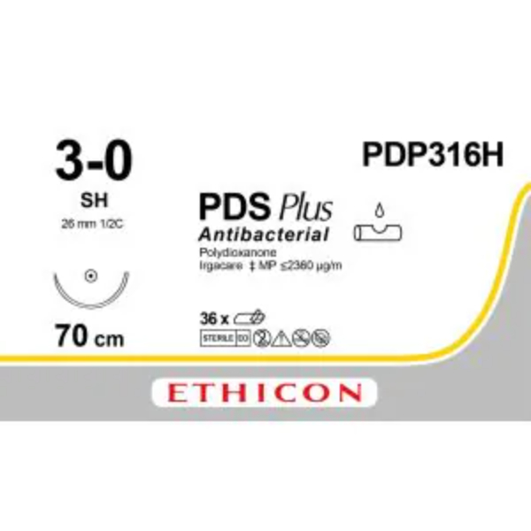 PDS plus hechtdraad 3-0 70cm SH- naald violet