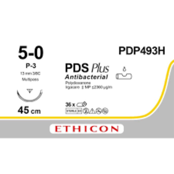 PDS plus hechtdraad 5-0 45cm P-3