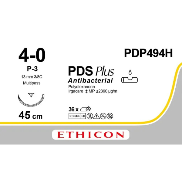 PDS Plus hechtdraad CLR 4-0 P-3 PRIME MP naald