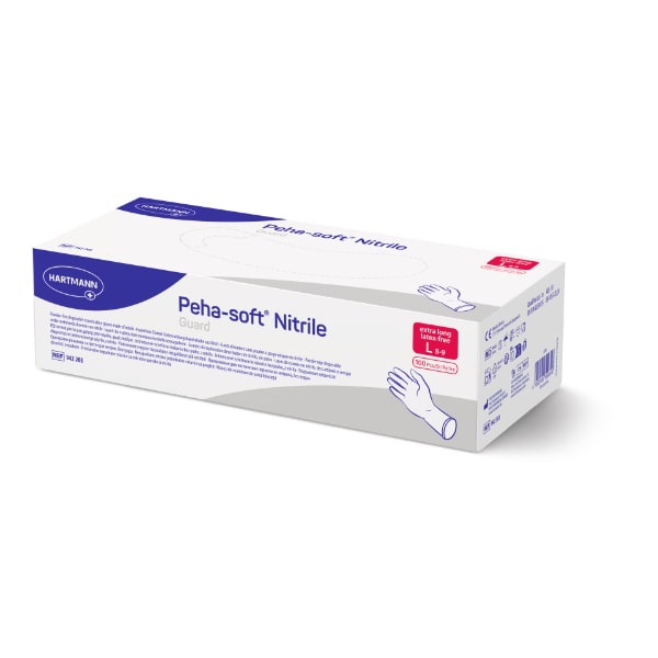 Peha-soft Guard nitrile handschoen met lang manchet XL