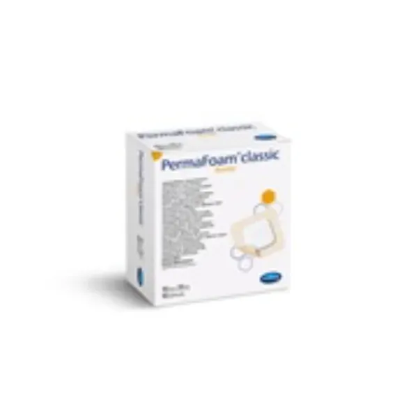 Schuimverband hydrofiel PermaFoam border 10 x 10 cm