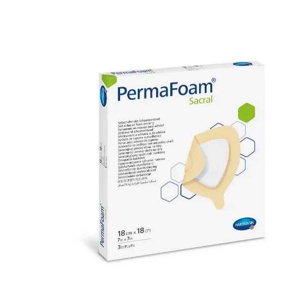 Schuimverband hydrofiel PermaFoam Classic Sacral 18 x 18 cm
