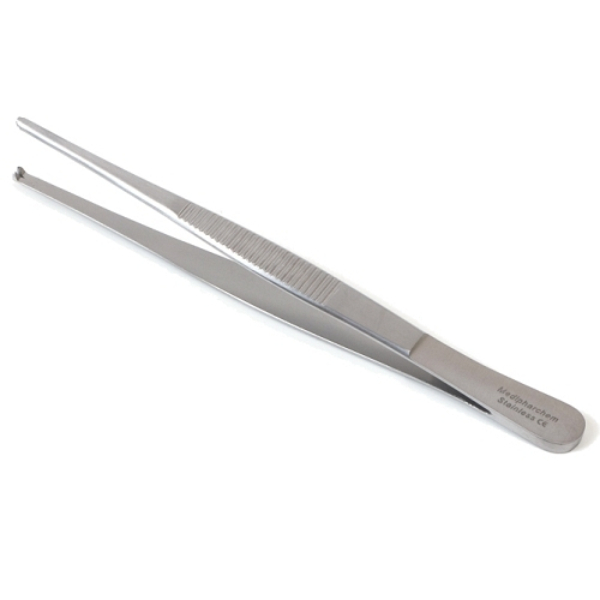 Pincet chirurgisch 1 x 2 tanden 16 cm recht