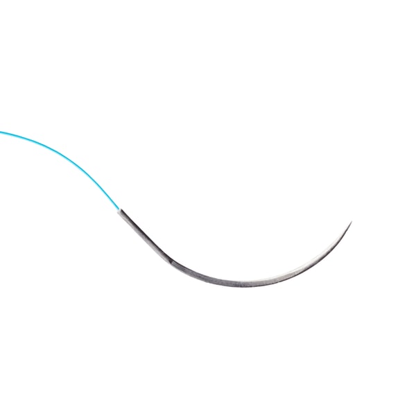 Prolene hechtdraad 6-0 75 cm blauw 2x CC-1 MultiPass naald, foto 3 van 3