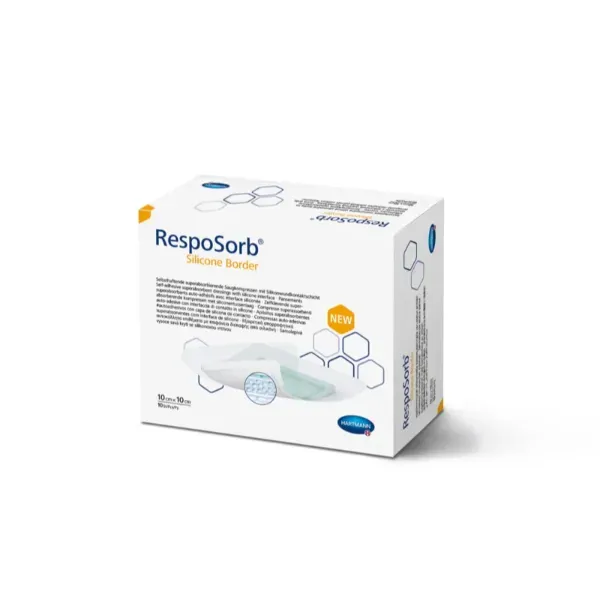Absorberend verband RespoSorb Sil Border - 10 x 10 cm