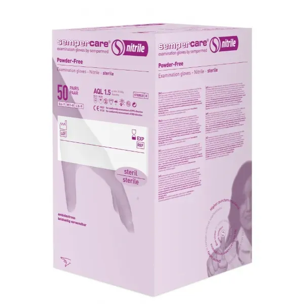 Sempercare handschoen nitriel mt M