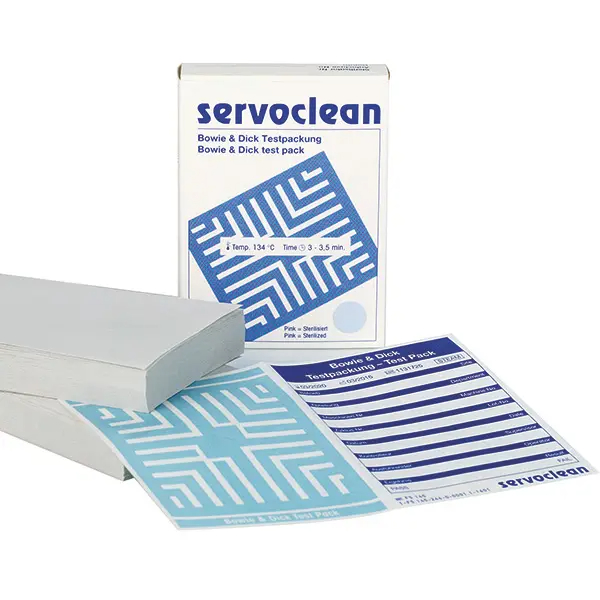 servoclean Bowie &amp; Dick Test Pack