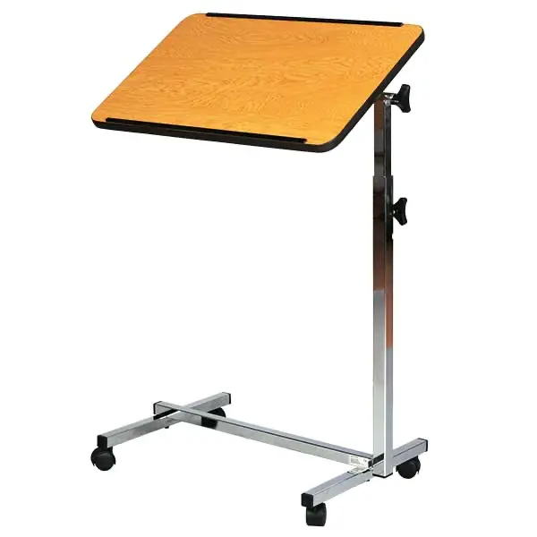 Servocomfort bedtafel 1 blad kantelbaar