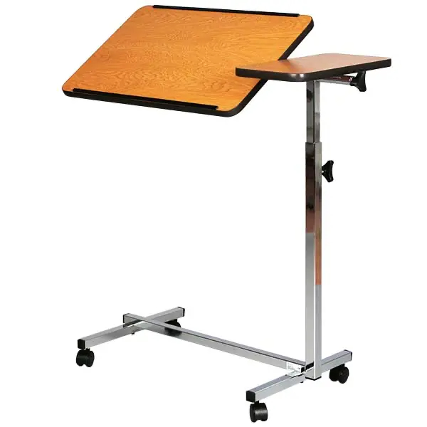 Servocomfort bedtafel met dubbele functie kantelbaar