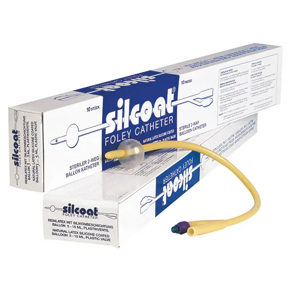 Silcoat verblijfscatheter 5 - 15 ml