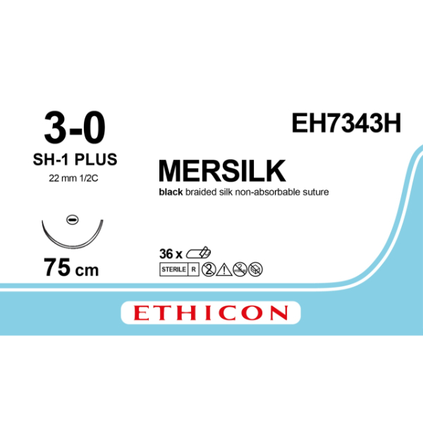 Silk hechtdraad zwart 3-0 SH-1 PLUS naald