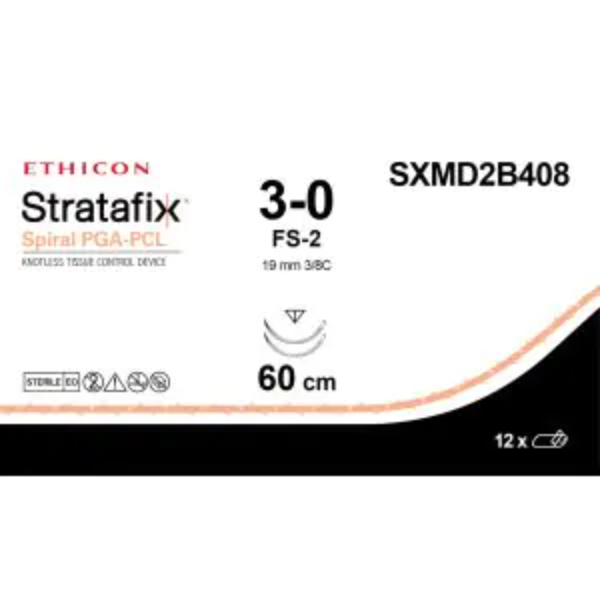Stratafix - Spiral PGA-PCL 3-0 30x30cm 2xFS-2