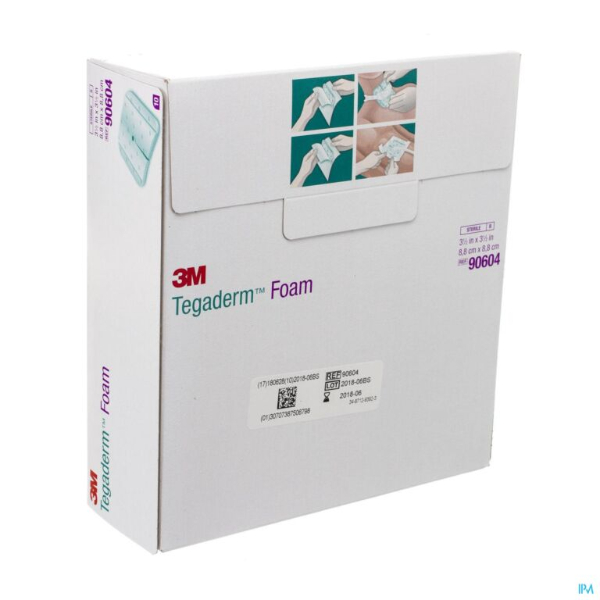 Tegaderm Foam Verband FD 8,8x8,8cm niet steriel