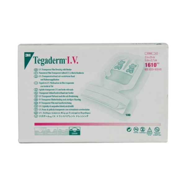 Tegaderm infuuspleister 5 x 5,7 cm