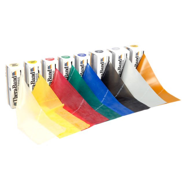 Theraband bewegingsband 5,5 meter - Zilver