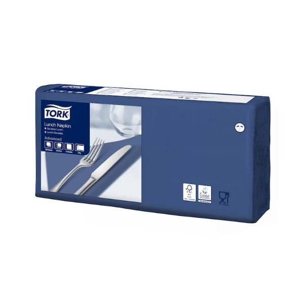 Tork lunchservet blauw