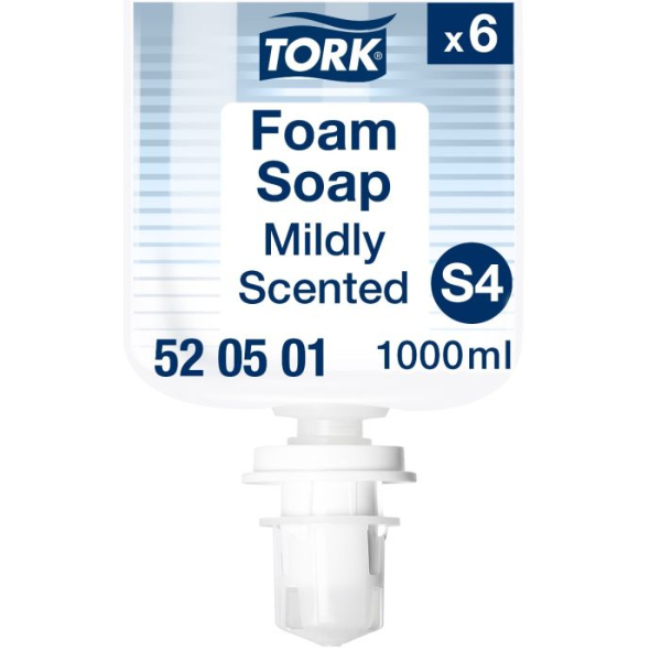 Tork Milde Schuimzeep, transparant S4, geparfumeerd