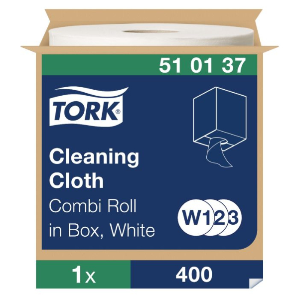 Tork reinigingsdoek Combi Rol W1/W2/W3