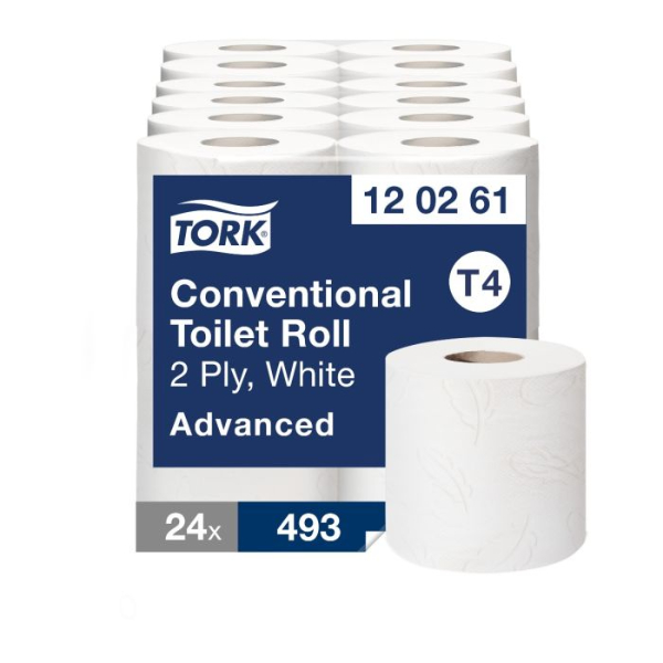 Tork toiletpapier extra lang wit T4