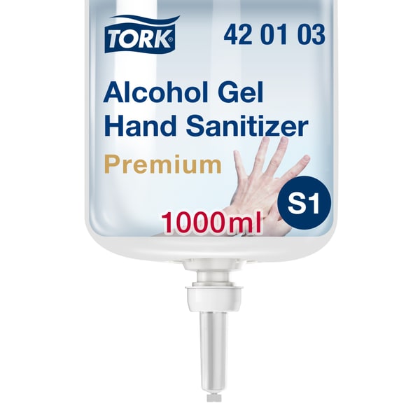 Tork Tork S1 alcoholgel handdesinfectie 1 liter,