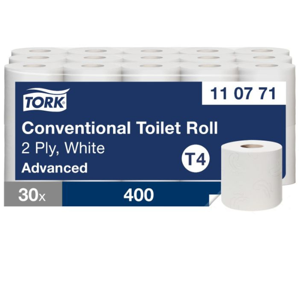 Tork Traditioneel Toiletpapier Advanced T4, 2-laags, 48mtr/10cm