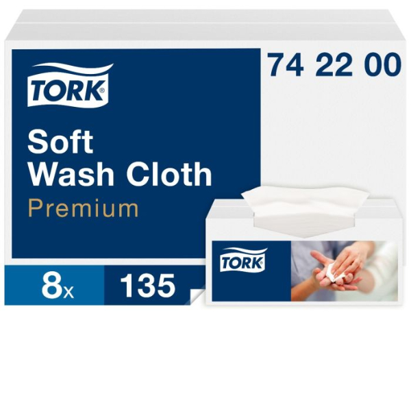 Tork zachte wasdoek wit