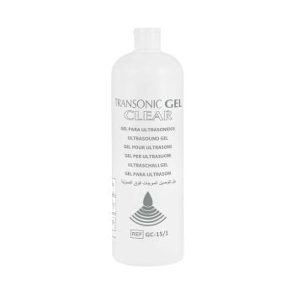 Transonic ultrasound gel clear 1 liter