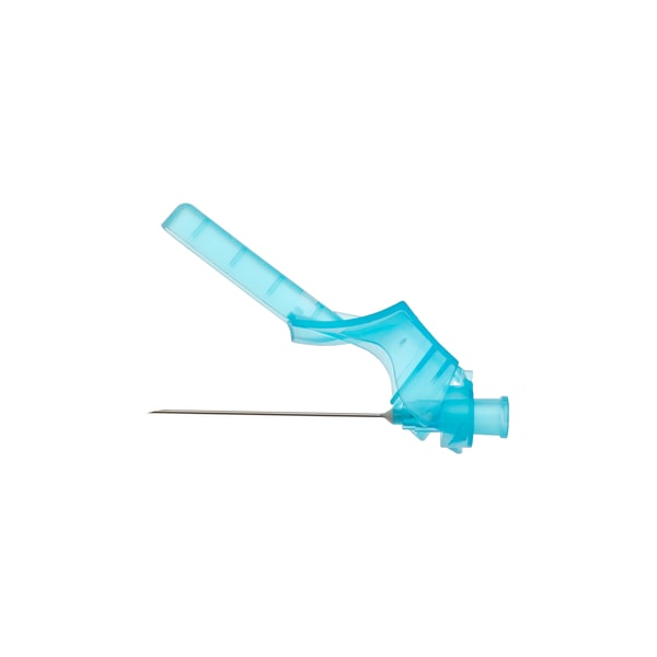 Veiligheidsnaald SAFETY AGANI 23 G x 25 mm blauw