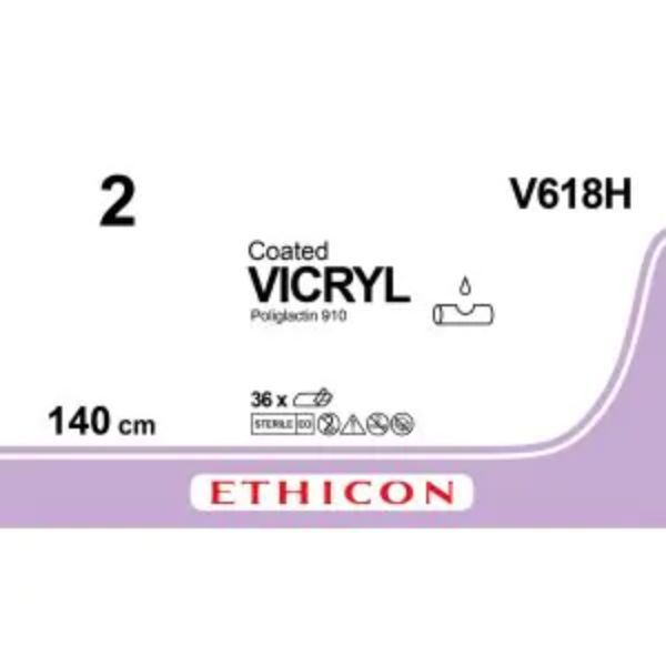 Vicryl 2 1x140cm violet