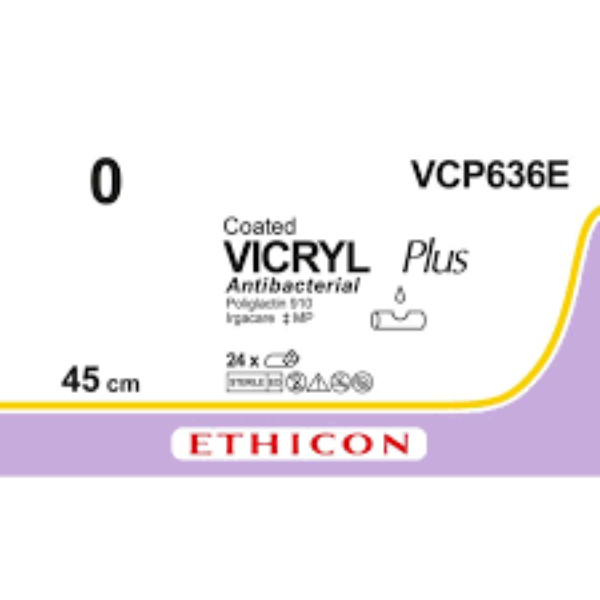 Vicryl hechtdraad 0 3 x 45 cm