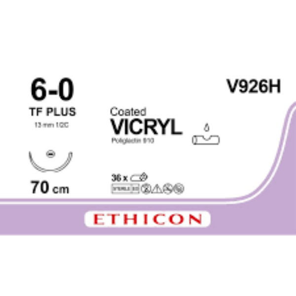 Vicryl hechtdraad 6-0 tf 70 cm