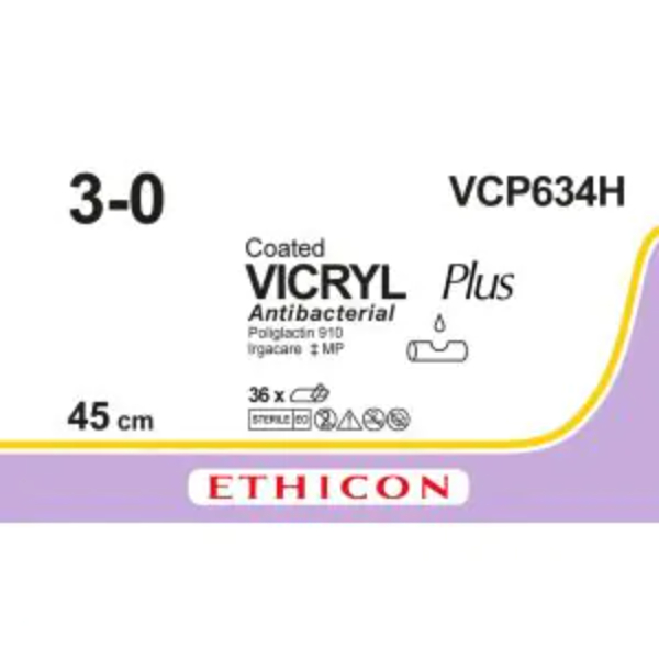 Vicryl Plus 3-0 3x45cm violet