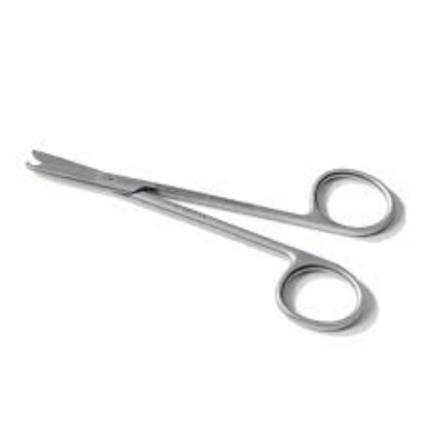 Volkmann wondhaak 3 - tands scherp 22 cm Rvs