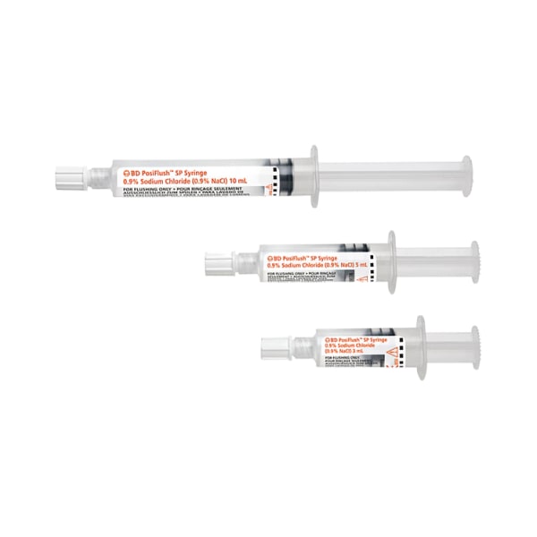 Voorgevulde injectiespuit 0,9% NaCl Posiflush SP 10 ml