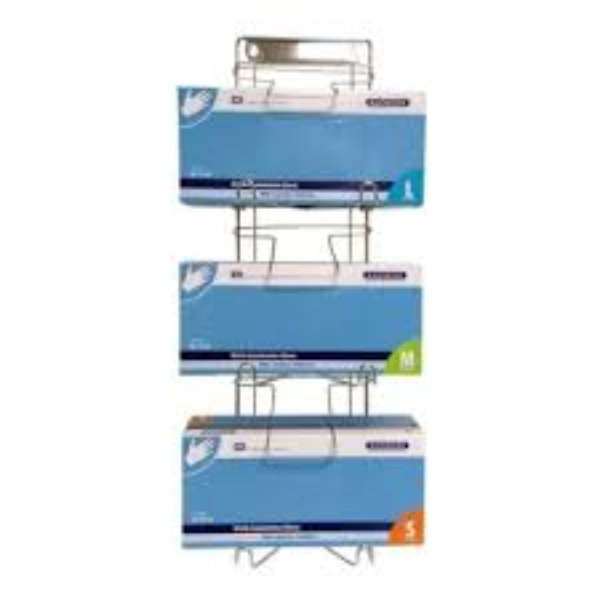 Wandhouder voor handschoenen 3 dozen