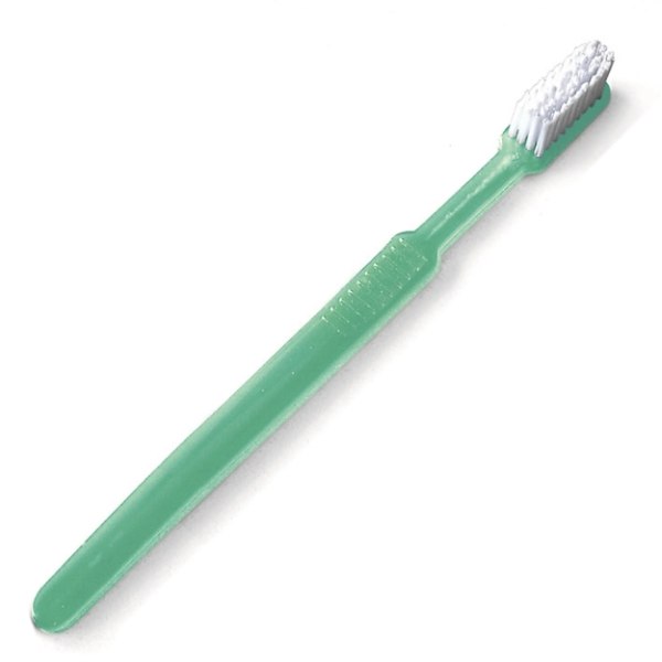 Wegwerp tandenborstels met tandpasta Groen