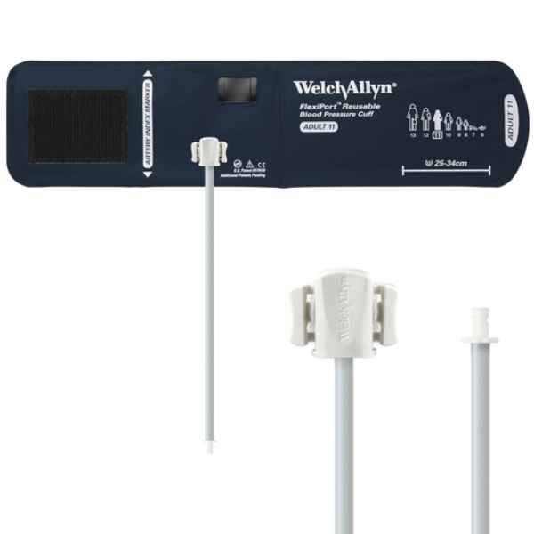 Welch Allyn FlexiPort manchet reusable met slang volwassen klein met HP aansluiting