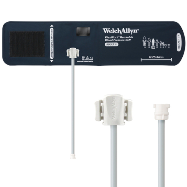 Welch Allyn FlexiPort manchet reusable met  slang volwassen klein met MQ aansluiting
