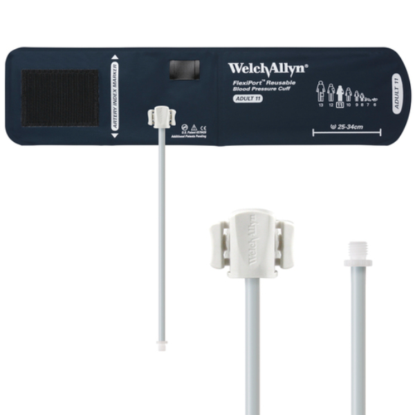 Welch Allyn FlexiPort manchet reusable met slang volwassen klein met SC aansluiting