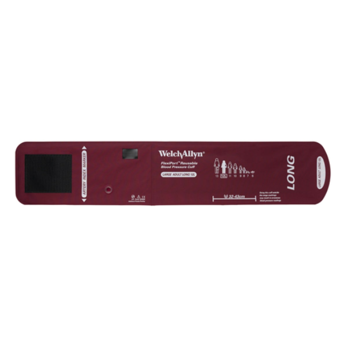 Welch Allyn Flexiport manchet zonder slang volwassen groot