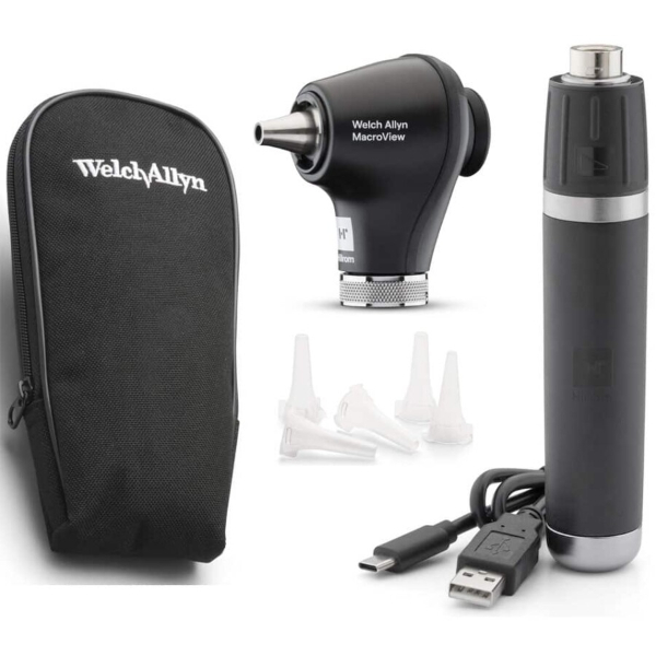 Welch Allyn LED MacroView Soft Otoscoop set