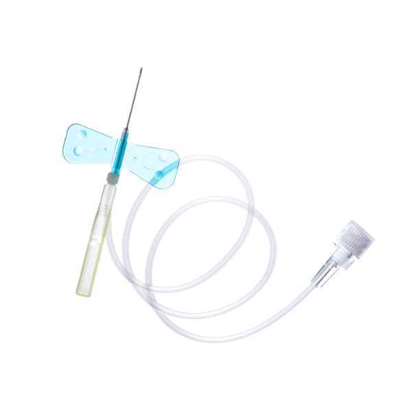 Winged Infusion Set with Protector SURFLO 22Gx19mm - 30cm tubing - Black