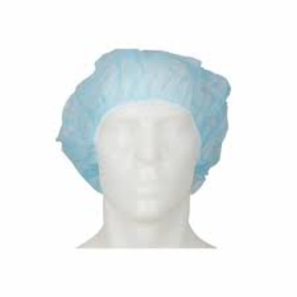 Zarys Bouffant chirurgische muts blauw